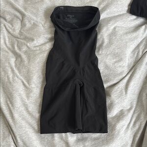 SPANX Black Bodycon Cowl Neck Dress